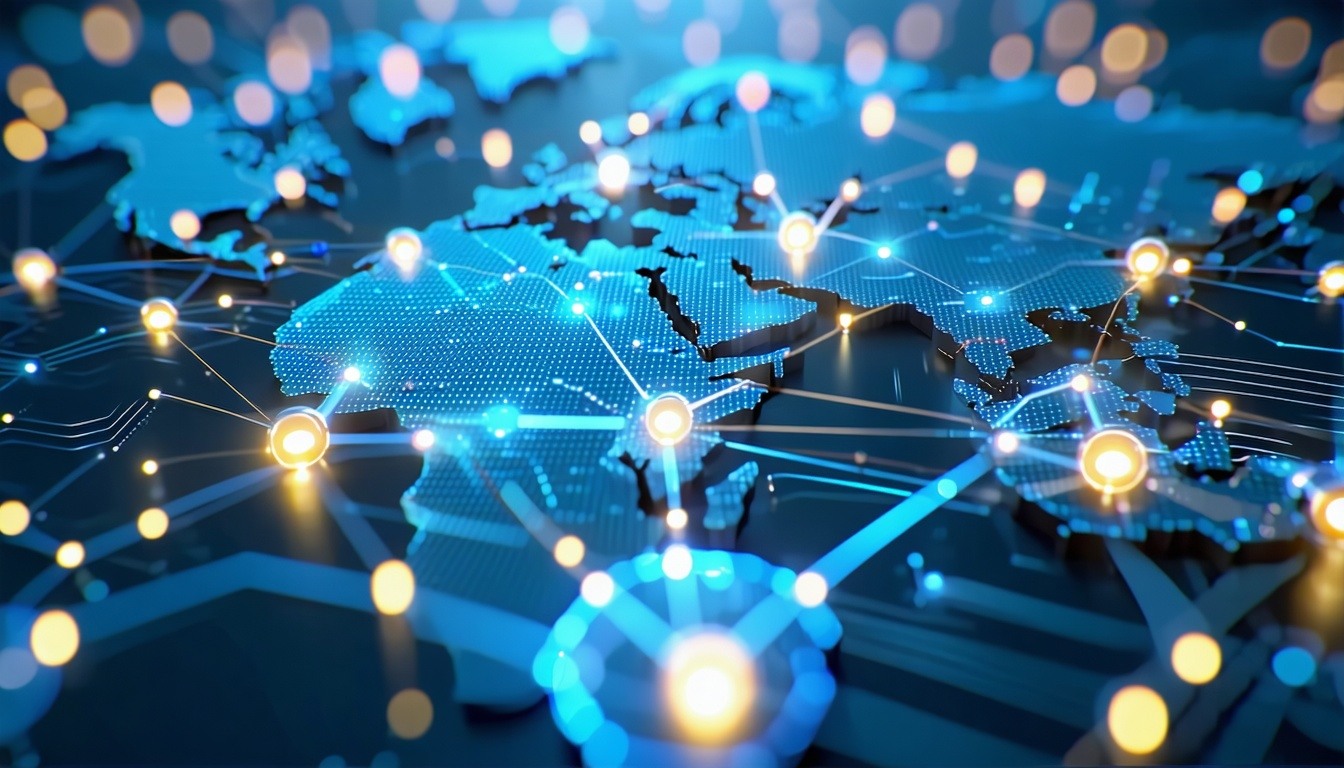 Network connections symbolizing smart integrations